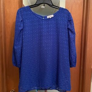 Umgee Cobalt Blue Blouse